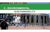 2 - ENVIRONMENTAL SUSTAINABILITY · American Planning Association Definitions of sustainability address the essential need for maintenance of a healthy, vibrant, and ecologically