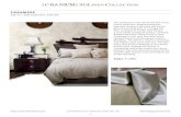 (CRANIUM) SGLINEN COLLECTION · PDF file CASHMERE 425 TC | 63% Cashmere, 37% Silk The Cashmere is the top-of- the-line of our luxury collection. Sophisticated and eternally modern