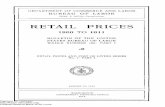 Retail Prices, 1890 to 1911 : Bulletin of the United ... · Retail prices of food were higher in 1910 than in any other year of the 22-year period, 1890 to 1911, inclusive. ... with