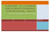 GROUP ‘A’ CADRE RESTRUCTURING PROPOSAL, 2015 restruct.pdf · Amendment of Para 22A of the EPF Scheme: Part of the instant proposal which is within the Grade Pay of 8700, being