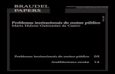 BRAUDEL ·  BRAUDEL PAPERS 0 Instituto Fernand Braudel de Economia Mundial Associado à Fundação Armando Alvares Penteado Rua Ceará, 2 – 01243-010 São Paulo, SP – Brasil