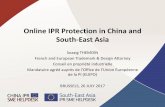 Online IPR Protection in China and South-East Asia€¦ · Online IPR Protection in China and South-East Asia Soazig THEMOIN French and European Trademark & Design Attorney Conseil