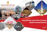 Vincom Retail Joint Stock Company 1H2019 Financial Resultsir.vincom.com.vn/wp-content/uploads/2019/07/...Jul 30, 2019  · statements speak only as at the date of this presentation,