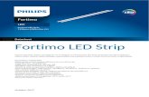 Datasheet Fortimo LED Strip - Fortimo LED Strip 1150mm 4400lm 840 LV4F Fortimo LED Strip 1150mm 4400lm