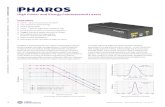 High Power and Energy Femtosecond Lasers€¦ · PHAROS is a femtosecond laser system combining millijoule pulse energies and high average powers. PHAROS features a mechanical and