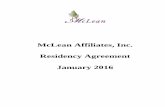 McLean Affiliates, Inc - Connecticut€¦ · marketing/comm & marketing/ccrc/ccrc residency agreement – January 2016 Page 3 of 29 This Residency Agreement (“Agreement”) is made