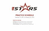 PRACTICE SCHEDULE PEO … · February to May 2016 Please do not use these allocations without being approved or scheduled. DEEMS HILLS SOCCER FIELD 1/4/16 to 5/26/16. Monday / Wednesday