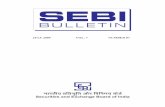JULY 2009 VOL. 7 NUMBER 07 · JULY SEBI BULLETIN 2009 II. TRENDS IN THE SECONDARY MARKET II.1 Cash Segment BSE Sensex closed at 14493.84 on June 30, 2009, S&P CNX Nifty closed at