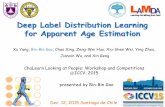 Deep Label Distribution Learning for Apparent Age Estimation · • CNN for age group classification [Levi & Hassner, CVPR 2015] • DLA based on CNN features from different layers