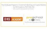 Post Graduate Program in Investment Banking and Capital ... · -Equities, Derivatives and Fixed Income securities are ... Module Topics Investment Tools 1: Financial Reporting & Analysis