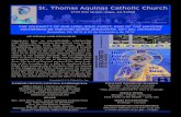 St. Thomas Aquinas Catholic Church · 24.11.2019  · Gnotta, Luis Mora Torres, Craig Michael Moreno, Fran-cisco Chavez. PRAY FOR OUR ILL PARISHIONERS OREMOS POR NUESTROS FELIGRESES