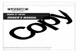 MODEL N° 80193 OWNER’S MANUAL - Welcome to Competitive ... · RESERVES THE RIGHT TO MAKE SUBSTITUTIONS TO WARRANTY CLAIMS IF PARTS ARE UNAVAILABLE OR OBSOLETE. 1. Lifetime ® Table