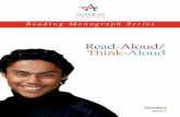 Read-Aloud/ Think-Aloud Mono… · Think-Aloud 5 ©2007 3 See Appendix A for two sample read-aloud/think-aloud lessons with brief explanations of modeled strategies. 4 When every