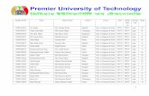 premieruniversityoftechnology.compremieruniversityoftechnology.com/Students Id No SRM 1999(5).pdf · 1 Student ID NO Name Father's Name District Course Roll Registr ation No Passing