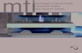 Boutique Collection Counter-Sinks and Vanity Sinks · MTI’s Boutique Collection Vanity Sink is simplicity itself. The clean, contemporary appearance is seamless, with integrated