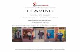 In association with Northern Stage present LEAVING · from staff in children’s homes to MPs and policy makers. Leaving will create an immediate, immersive experience that will change