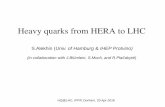 Heavy quarks from HERA to LHC · DIS NC/CC inclusive (HERA I+II added, no deuteron data included) DIS NC charm production (HERA) DIS CC charm production (HERA, NOMAD, CHORUS, NuTeV/CCFR)