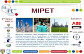 MIPET Executive Summary - unige.it · 2017-12-13 · candidate and many scholarships & grants are available for good students • In all past MIPET editions each student received