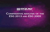 Comparative analysis of the esG 2015 esG 2005 - ENQA · 2018-08-03 · 1 Comparative analysis of the esG 2015 and esG 2005 This paper provides an overview of the changes in the Standards