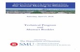 Technical Program and Abstract Booklet - DFW Section MiM at SMU Tech Prog.pdf · 9:30 – 9:45 Session 2- Speaker 7 Arimilli Bhargav S (UT Dallas) 9:45 – 10:00 Session 2- Speaker