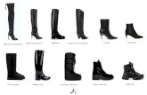 Kinky boots or Overknee boots High boots or Knee boots ... · Mule flat Ankle strap heel sandal Ankle strap flat sandal. HEELS Wedge sandal Platform sandal Ankle T-strap sandal Gladiator