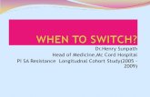 Dr.Henry Sunpath Head of Medicine,Mc Cord Hospital PI SA …awacc.org/pdf/2009/14_One_hour_review-ARV_resistanceSUNPATH.… · OVERVIEW OF PRESENTATION ... darunavir DRV Prezista®