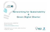 Networking for Sustainability Green Digital Charter · Networking for Sustainability & Green Digital Charter ... How does EUROCITIES work for a sustainable future? The Green Digital