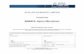 AVALON SCIENCES LIMITED TD000795 · communicated to unauthorised persons or persons outside the company without written consent form ASL. Prepared by: X Bob Pay Senior Software Engineer