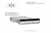 Product Overview - Cloudinaryg...Agilent performance at a fraction of the cost of other standalone data acquisition systems Agilent 34970A Data Acquisition/Switch Unit Product Overview4