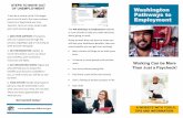 Washington Pathways to EmploymentS(fsmywls3hc1... · 2018-03-02 · Washington Pathways to Employment Working Can be More Than Just a Paycheck! A WEBSITE WITH TOOLS, TIPS AND INFORMATION