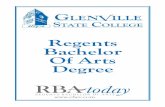Regents Bachelor Of Arts Degree - Glenville State College · College, West Virginia University Institute of Technology, West Virginia State University and West Virginia University.