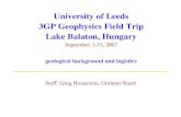 Lake Balaton, Hungary 3GP Geophysics Field Triphomepages.see.leeds.ac.uk/~eargah/Balaton/BalatonIntro.pdf · Alpine-Carpathian system was one continuous fold belt until mid-Miocene