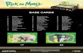 BASE CARDS - Cryptozoic Entertainment€¦ · 22 Bird Culture Ethics 23 Planet Music 24 Peace Among Worlds 25 Keep Summer Safe 26 Miniverse 27 Science Vs. Science 28 Escape from the