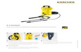 K 2 Compact - kaercher-media.com pressure washing tasks, from cleaning bikes to removing dirt from walls,
