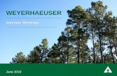 WEYERHAEUSERfilecache.investorroom.com/mr5ir_weyerhaeuser/882...Industry leading North American producer 10 Revenue and statistics for full year 2018. Source: Competitor reports, public