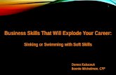 Business Skills That Will Explode Your Career · Business Skills That Will Explode Your Career: Sinking or Swimming with Soft Skills Donna Kobzaruk Bonnie Michelman, CPP 1. 2 DISCUSSION