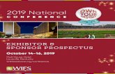 2019 National · This translates into qualified leads for your company and a substantial return on your exhibit investment. EXHIBIT HALL SCHEDULE For more than 80 years, WIFS has