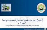 Inauguration of Smart City Operations Center Phase 1smartcities.gov.in/upload/presentation... · 50 bus stops, 100 GPS fitted buses and 5 bus terminals 10 ANPR & RLVD junctions, 50