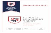 Minibus Policy (LLT) · Maintaining a minibus folder to be given to the driver before each journey. Keeping the driver declaration form and associated paperwork. Obtaining updated