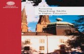 Assessing Teaching Skills - SAIDNA ZULFIQAR BIN TAHIR ... · To uphold teaching skills there is a need for continuous updating of knowledge and development of competence. Cooperation