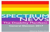 Think you know Disabled People Think Again The Disability ... · Following the success of the 'Disability Manifesto' in 2015, it was decided that the document should be revised and