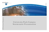 Longer University Stormwater Presentation · OPP Stormwater Management Stormwater Presentation Training and Education Series. The University has a holistic approach to stormwater