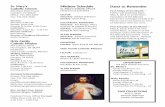St. Mary’s Ministry Schedule Dates to Rememberstmaryscamden.org/bulletins/2019/apr/bulletin-28apr19.pdf · We will resume classes on Sunday, April 28. A Most Blessed Easter A warm