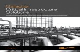 Gallagher Critical Infrastructure Solutions...CrItICaL INFraStruCture INStaLLatIONS 7 tHe CHaLLeNGe Utilities are critical infrastructures that affect us all. Key challenges facing