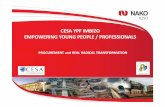 CESA YPF IMBIZO EMPOWERING YOUNG PEOPLE / … · owned and managed) to ensure they make up at least 50% of the 10 largest Engineering practices by 2025. • to make it compulsory