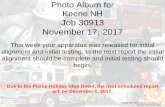 Photo Album Template€¦ · Photo Album for Keene NH Job 30913 November 17, 2017 This week your apparatus was released for initial alignment and initial testing. In the next report