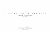 Portfolio - Technical Artistry New York · Portfolio (abridged) Technical Artistry, Inc. 145 Avenue of the Americas New York, New York 10013 212-989-6889 212-647-0256 fax