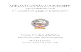 MCA Final Syllabus Formatted - Adikavi Nannaya University · ò 0&$ & 352*5$00,1* $1' '$7$ 6758&785(6 7khru\ +uv &uhglwv ,qw 0dunv ([w 0dunv