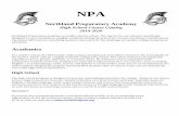 NPA - NPA Northland Preparatory Academy High School Course Catalog 2019-2020 Northland Preparatory Academy
