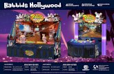 Rabbids Hollywood - adrenalineamusements.com · unit’s specs #sku: rhw-120-1001 product dims 42’’l x 107’’w x 111’’h weight 750 lbs + 150 lbs shipping dims 1x 90’’l